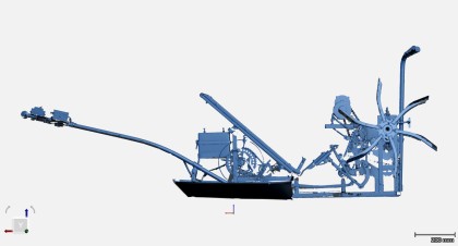 Scan 3D và thiết kế máy cấy lúa