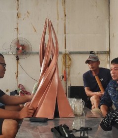 Scan 3d làm khuôn đồng phù điêu lớn như thế nào?