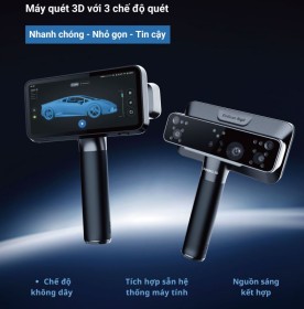Máy quét 3D phù hợp gỗ, đá nhất của Shining 3D là máy nào?