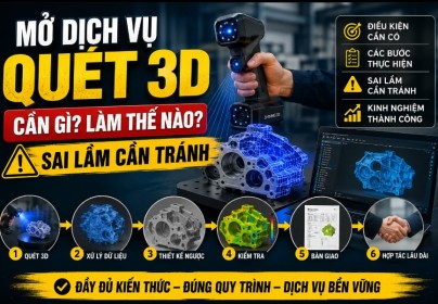 Có nên mua máy scan 3D làm dịch vụ không?