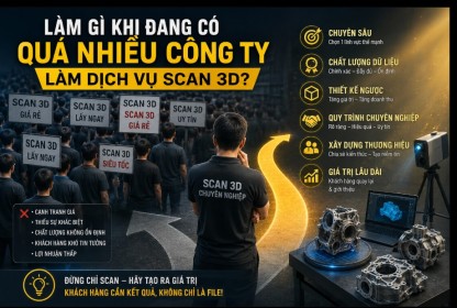 Làm gì để không bị đào thải khỏi ngành Scan 3D