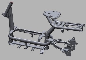 Scan 3D & Thiết kế ngược khung xe điện 1