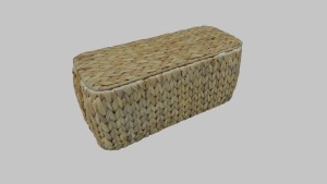 Scan 3D và làm màu giỏ lục bình