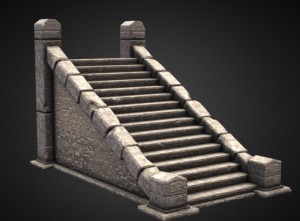 Scan 3D và làm màu tượng đá, đất