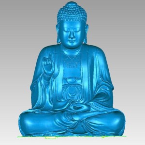 Scan 3D tượng phật cho CNC gỗ