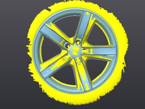 Thiết kế ngược mâm xe audi