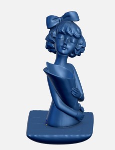 Scan 3D tượng tượng nữ đẹp cao 40cm