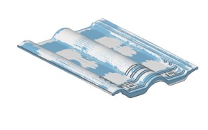 Thiết kế ngược mẫu ngói dài 60cm