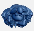 Scan 3D tượng phật gỗ cao 30cm 3