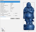 Scan 3D tượng phật gỗ cao 700mm 3