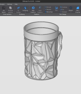 Scan 3D & thiết kế ngược mẫu cốc nhựa