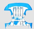 Scan 3D và thiết kế ngược ốp bảo vệ gầm xe ô tô 3