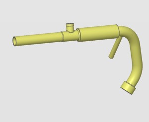 Thiết kế ngược mẫu ống dạng bending