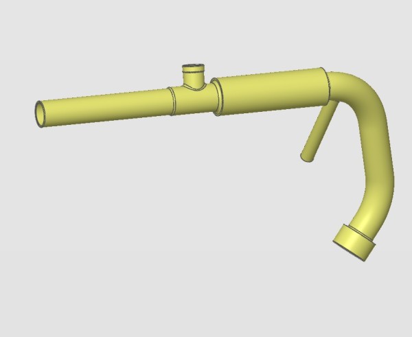 Thiết kế ngược mẫu ống dạng bending
