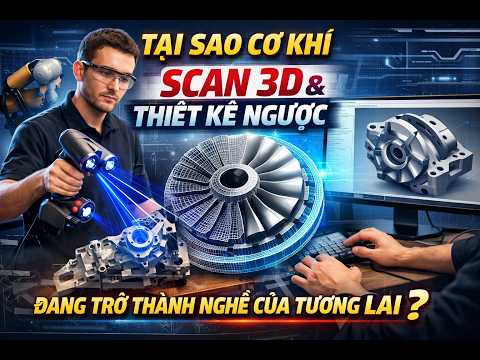 Tạo sao Scan 3D và thiết kế ngược đang được yêu thích?