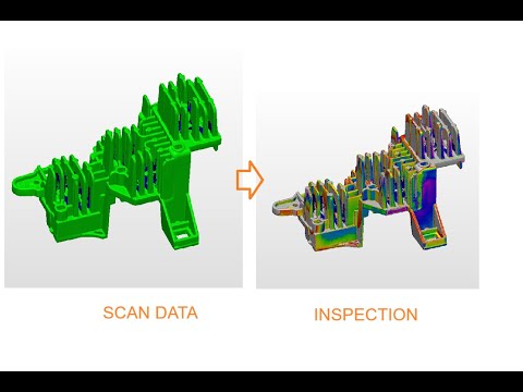 Hướng dẫn Scan 3D và inspection mẫu Block độ sâu lớn