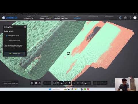 Scan 3D màu cho giỏ lục bình