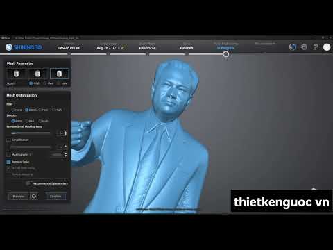 Scan 3D tượng đá độc đáo