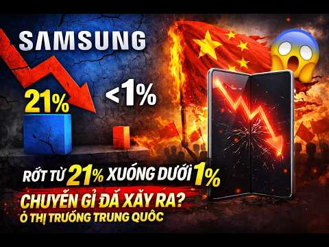 Điều gì xảy ra với Smart phone Samsung ở thị trường Trung Quốc?