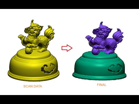 Hướng dẫn thiết kế mẫu trên geomagic design X [ Part1]