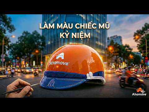 Làm màu mũ bảo hiểm