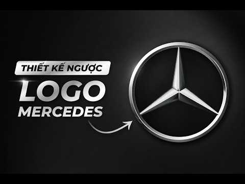 Thiết kế logo xe Mercedes