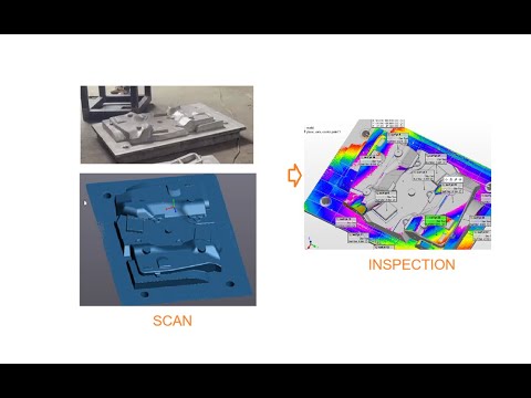 Hướng dẫn Scan 3D và inspection trên polywork bằng surface best fit